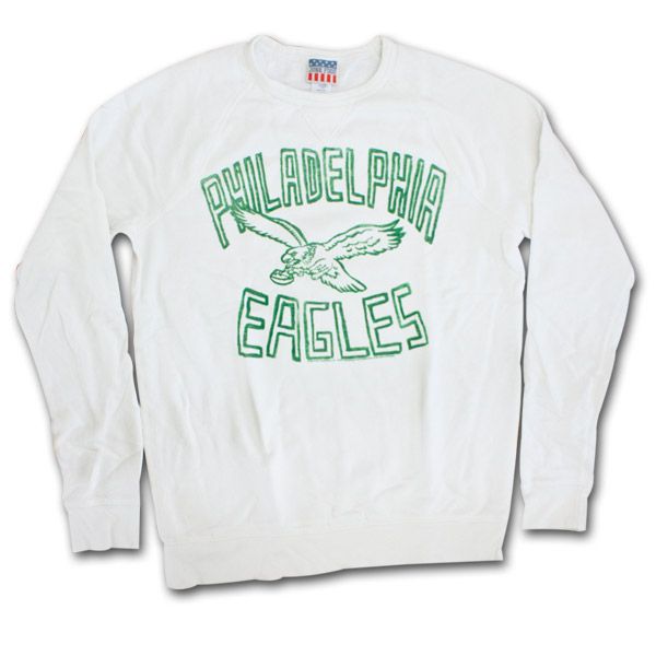 Philadelphia Eagles Junk Food Brand Vintage Logo Sweatshirt