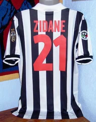 Juventus Home 1998 Zidane RARE Soccer Jersey Original