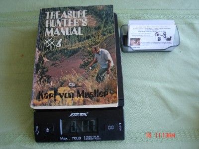 Treasure Hunters Manual 6 by Karl Von Mueller Metal Detector