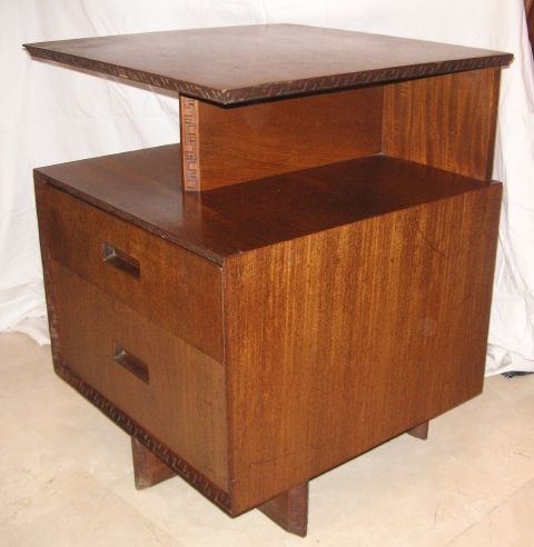 RARE 1955 Frank Lloyd Wright Heritage Henredon End Side Table