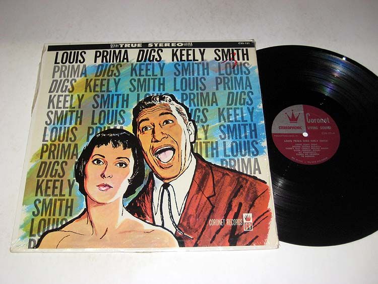 Louis Prima Digs Keely Smith Coronet Shrink NM