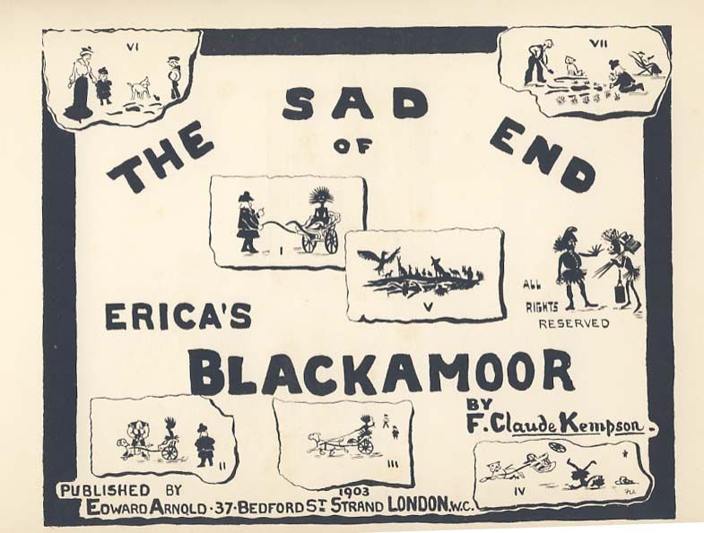 End of Ericas Blackmoor by K Claude Kempson 1903 Ethnic Humour