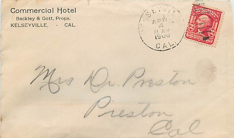 1908 Cover Kelseyville Cal Lak 940