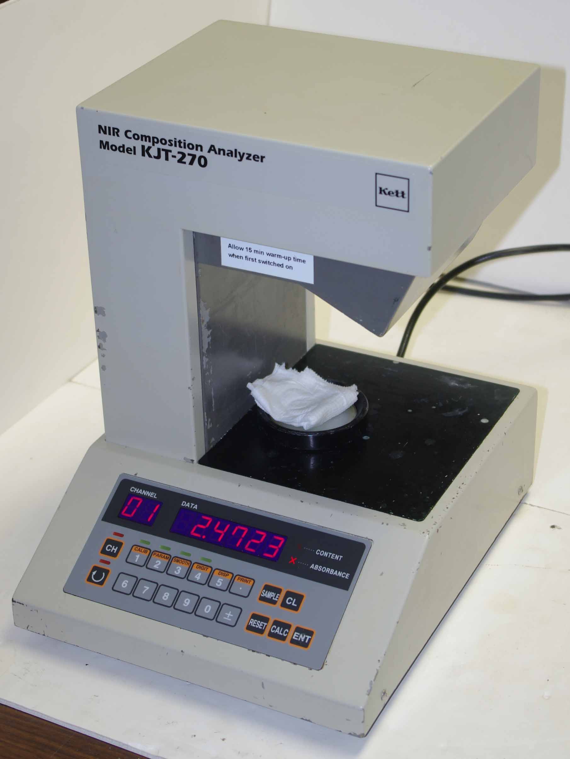 Kett NIR Composition Analyzer KJT 270