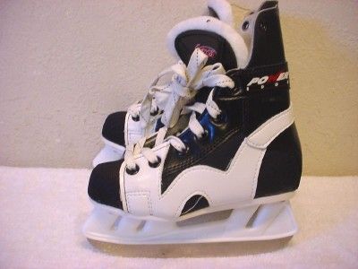 Boys Sz 1 Viper Power Edge Ice Hockey Skates Excellent Used