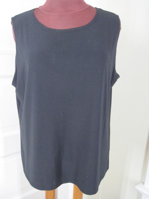 TRAVELSMITH Jet Black Tank Shirt XL