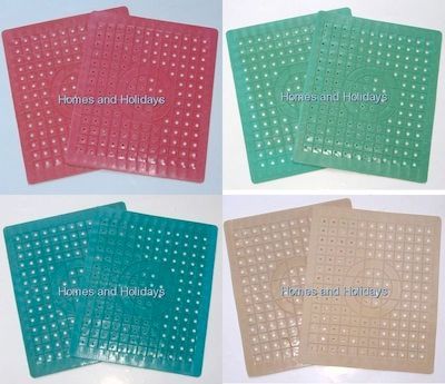 Rubber Kitchen Sink Mat Liner SMALL Size 10 x12 Turquoise Aqua BLUE