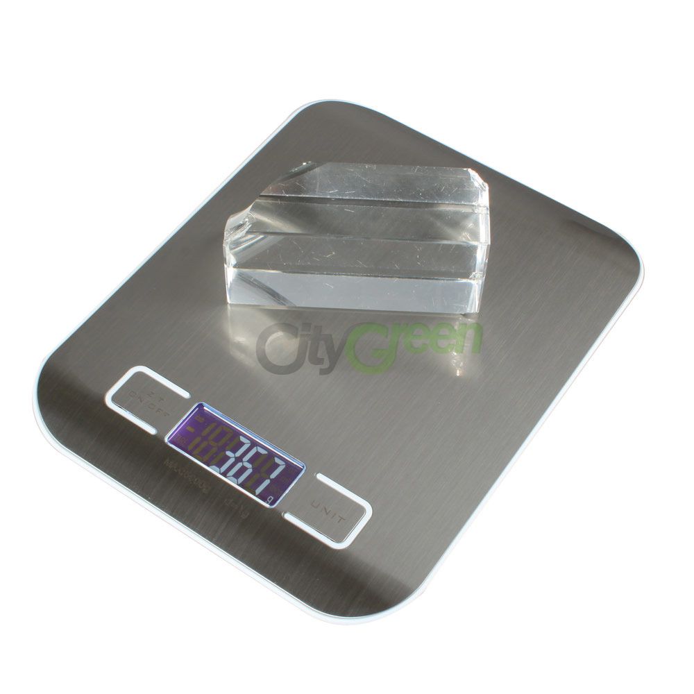Digital LCD Electronic Kitchen Weight Scale Diet Food G oz Lb