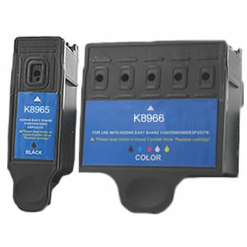 compatible kodak 10 ink cartridge value 2 pack 1x black