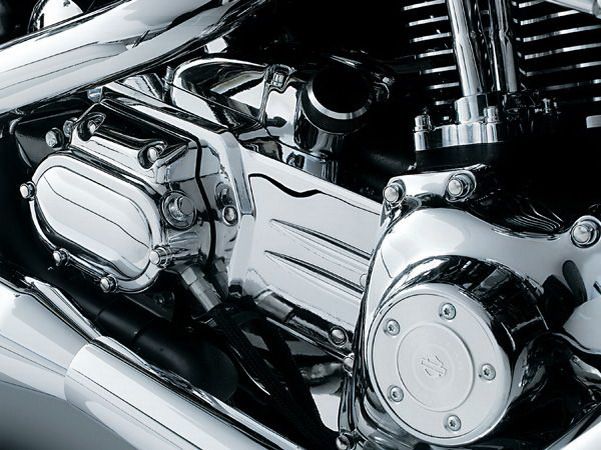 Kuryakyn 8208 Chrome Oil Line Trans Cover for Harley Twin Cam