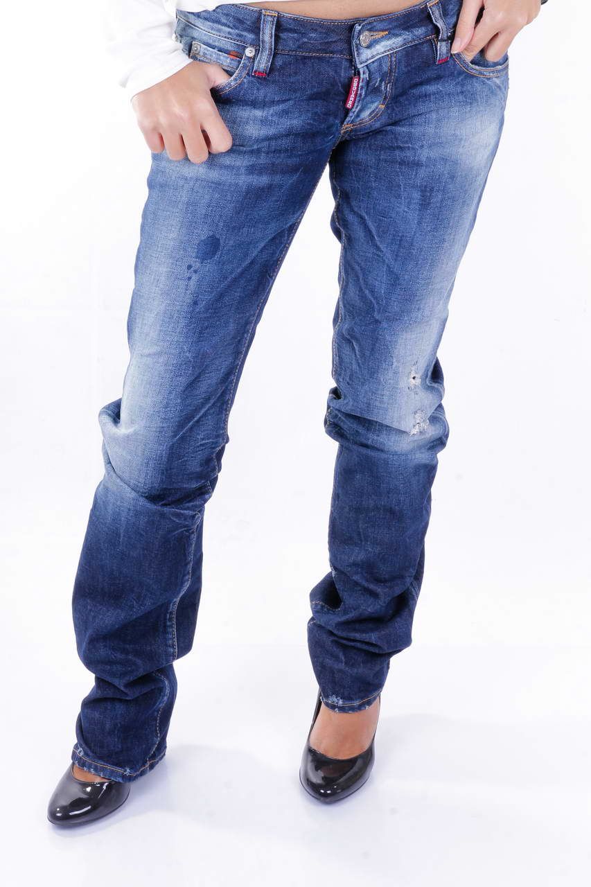 Dsquared Jeans Woman Sz M 452 5 $ 50 S75LA0243 Blues