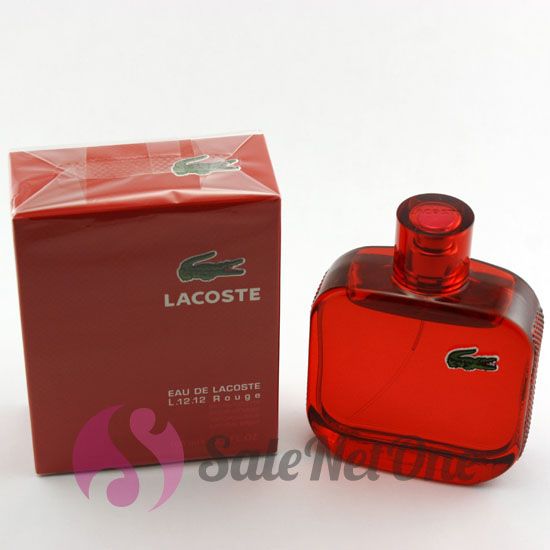 Lacoste L 12 12 Eau de Lacoste Rouge Red 3 3 3 4 EDT Cologne Spray Men