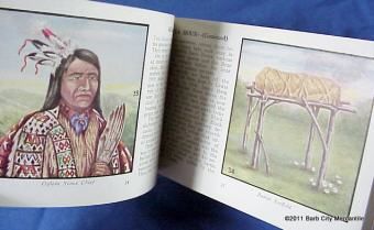 Indians of America Fazzini Color 1935 Whitman Book