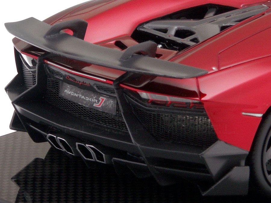 Lamborghini Aventador J 2012 Geneva Carbon Display Case 1 18 Mr Models