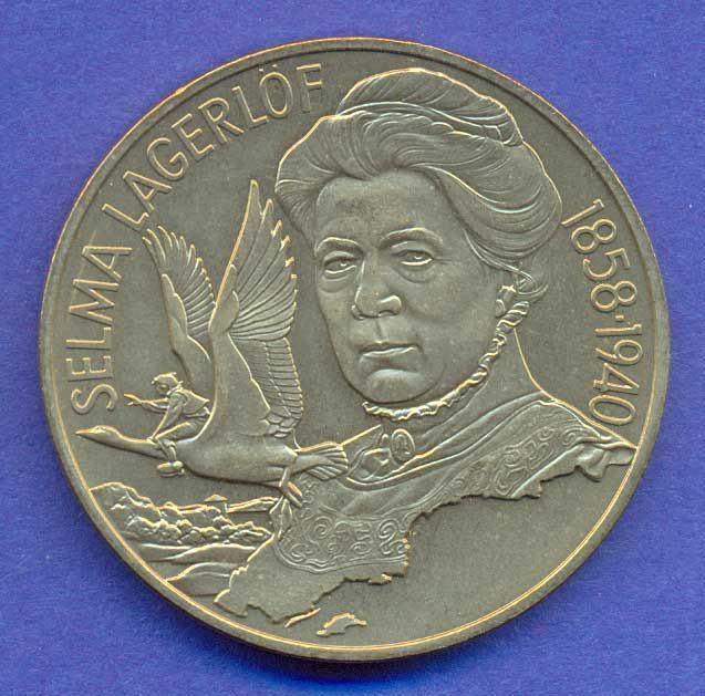 Sweden 5 Euro 1996 Token AU Selma Lagerlof K57