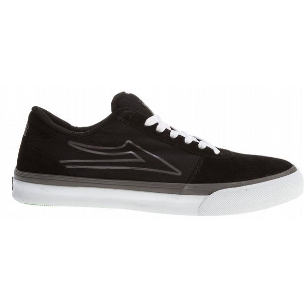 Lakai Manchester Select Skate Shoes Black Suede Mens