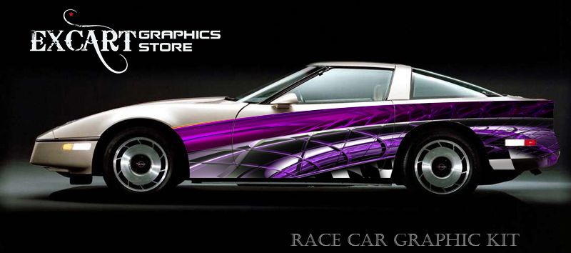Race Car Graphics Vinyl Decal IMCA Late Model scca 2012
