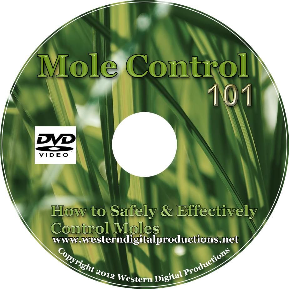 DVD Mole Pest Control Moles Trapping Lawn Groundskeeper Landscaping
