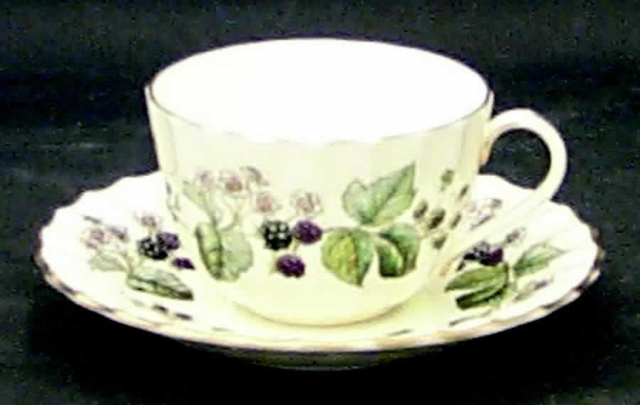 Royal Worcester Lavinia Cream Bone Cup Saucer