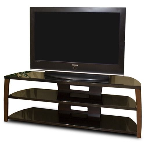 Tech Craft Monaco 60 TV Stand with Walnut Front Legs XII60W