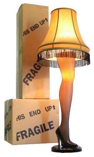 45 Full Size A Christmas Story Leg Lamp
