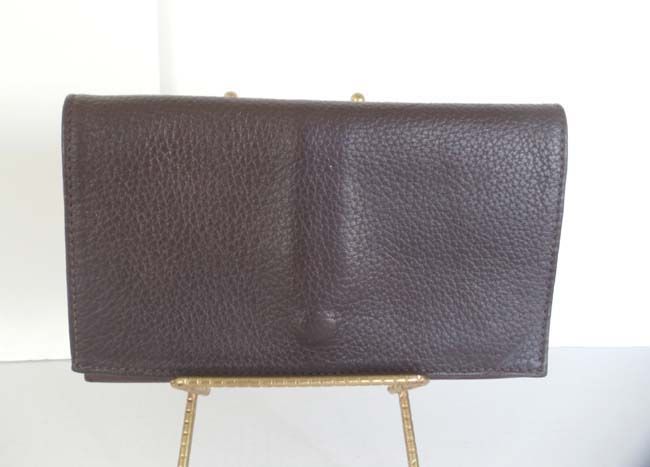 Tote Le Monde Bolivia Leather 5 Section Clutch Wallet XLNT $89