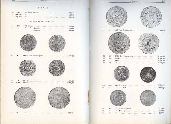 Brazil RARE Moedas Brasileiras Santos Leitao Coin Book