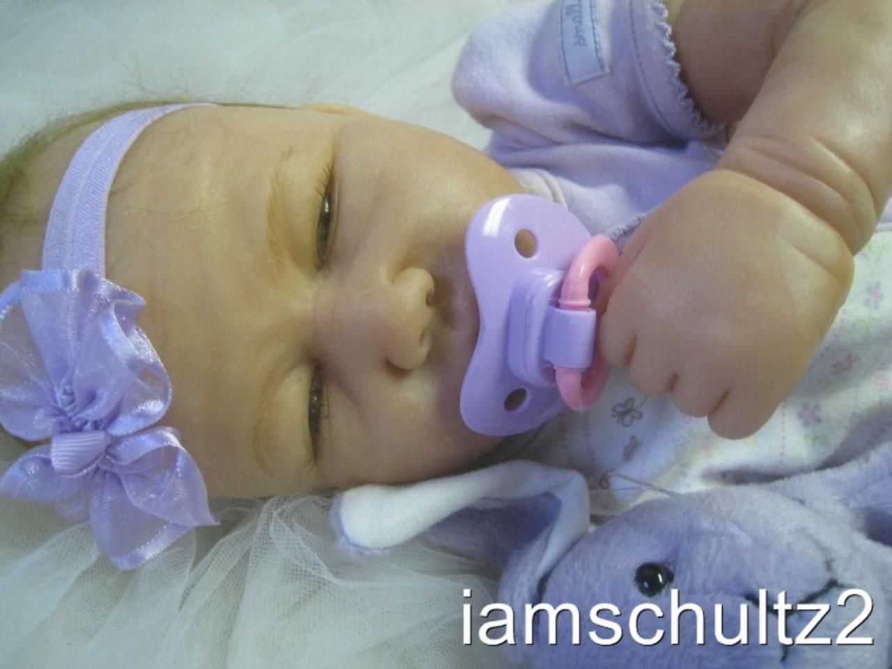 OOAK Lifelike Life Size 19 Linda Spahic Resin REBORN Newborn Baby Doll