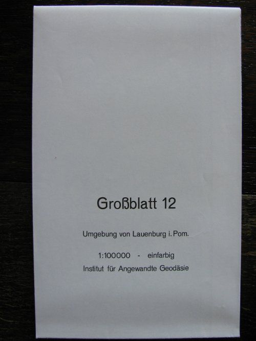 Großblatt 12 Lauenburg I Pom Lębork Pommern Polen Ostsee 1930 1945