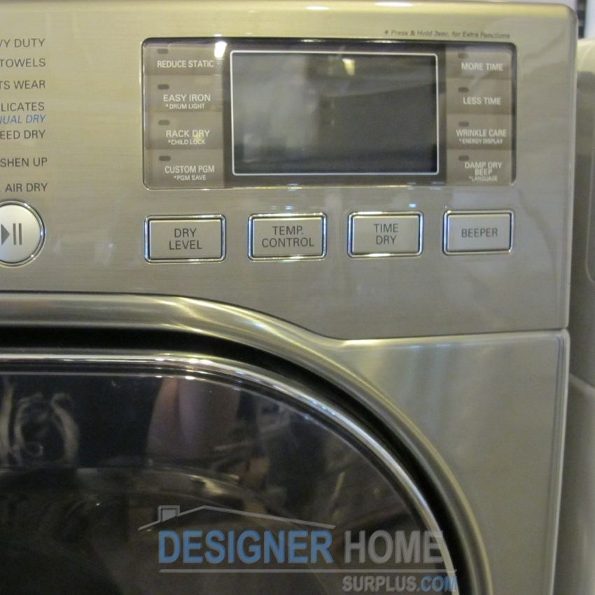 LG LSDG389VS 27 Ultra Large Capacity Gas Steam Dryer