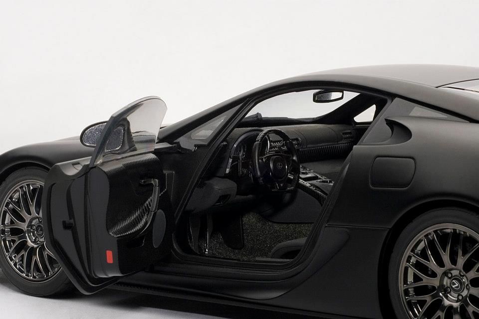 Autoart Lexus LFA Nurburgring Package Matt Black 1 18 78839 Diecast