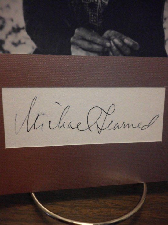 Michael Learned Autograph The Waltons Display Signed Signature COA