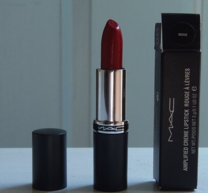 NIB MAC COSMETICS MOXIE LIPSTICK ORIGINAL FORMULA IN THE ROUND vintage