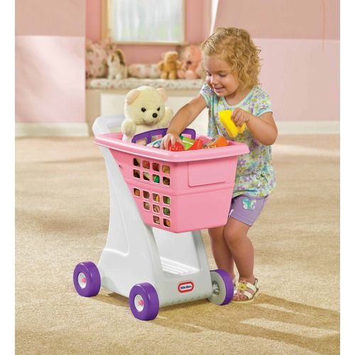 Little Tikes Role Play Shopping Cart in Pink 615344