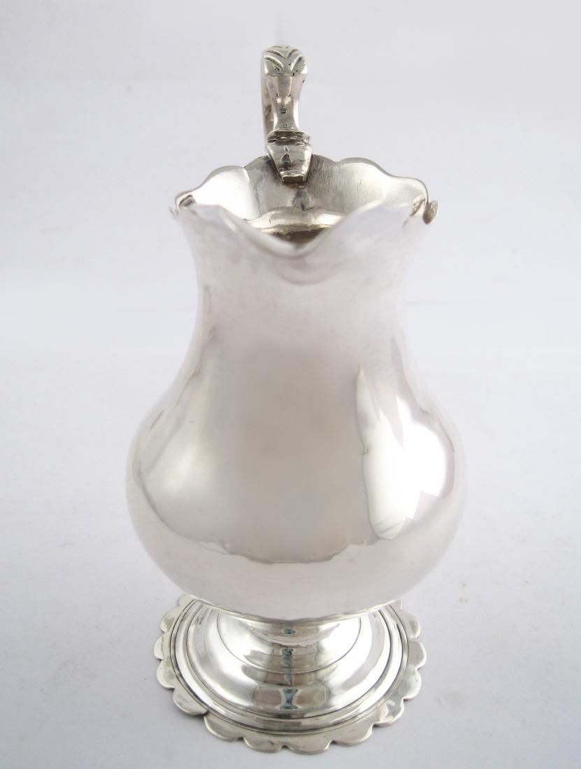 Antique 18c London England Sterling Silver Creamer Dorothy Mills 1762