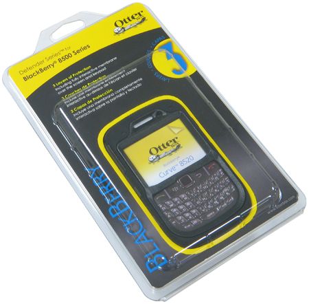 Black Otterbox Defender Case for Blackberry Curve 8530