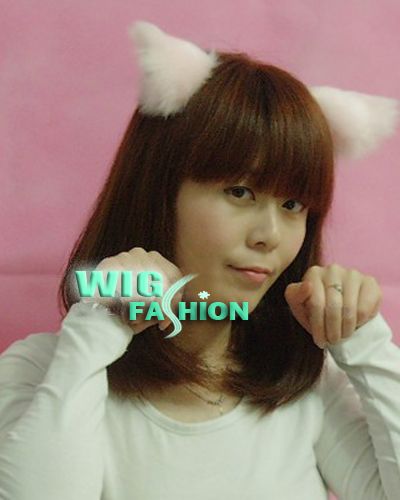Lolita Sweet White Black Leopard Hair Clip Anime Cosplay Cat Ears