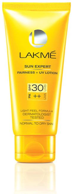 Lakme Sun Expert Fairness + UV Lotion SPF 30 PA ++.