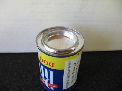Vintage Rival Dog Food Tin Bank All Tin Removable Bottom