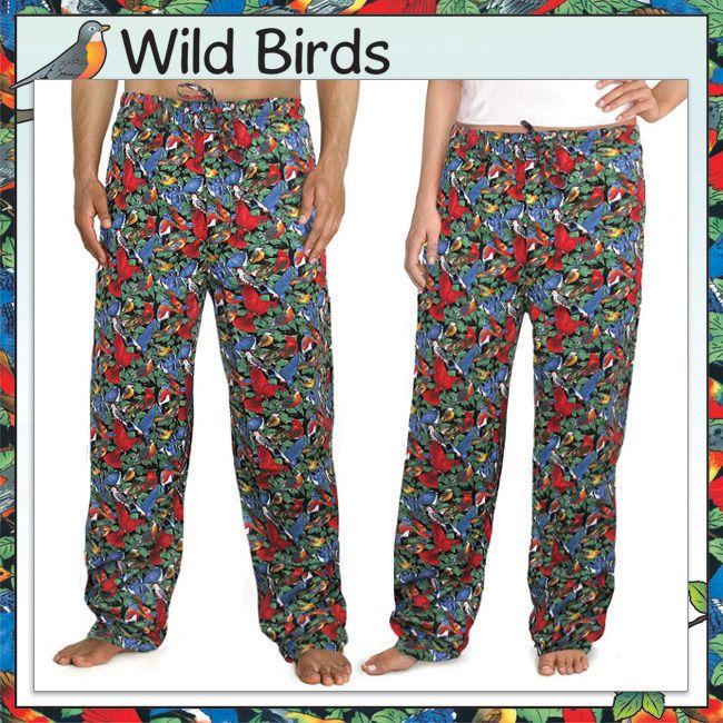 our all over print wild birds scrubs pajama pants are perfect for