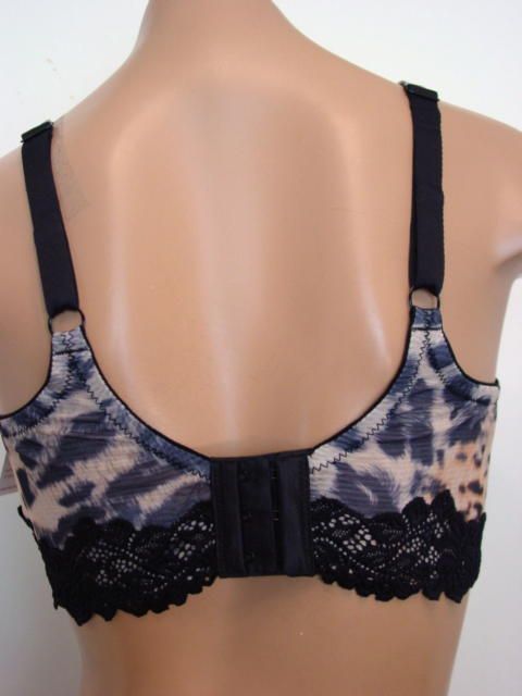 Lunaire Whimsy Barbados Underwire Demi Bra 34DD LEOPARD 15212 Lt