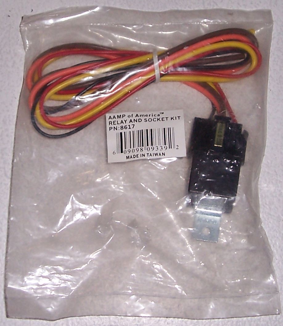 Aamp of America 8617 Prewired Relay Assembly Relay and Socket Harness