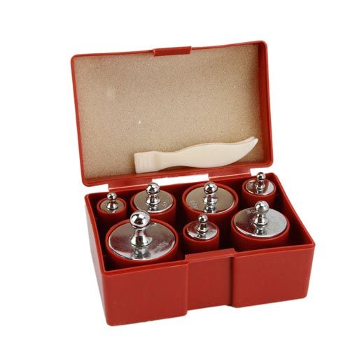 7pcs 200g 100g 50g 10g grams Calibration Weight Set Kit