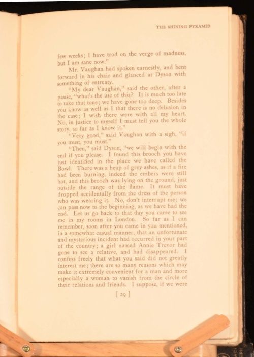 1923 The Shining Pyramid by Arthur Machen Limited Edition Copy and