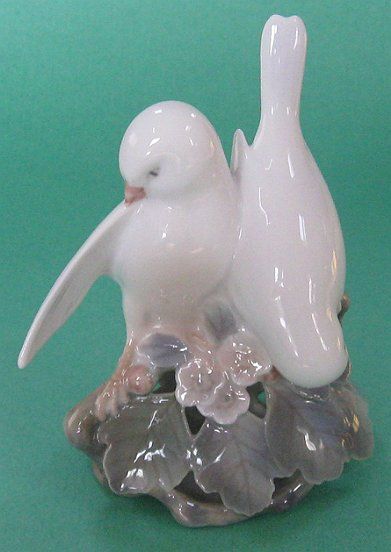 Royal Copenhagen T Madsen Lovebirds Dove Pigeon Group Vintage