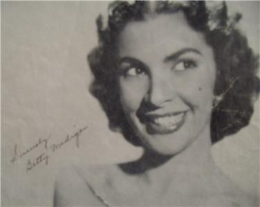 Joey Sheet Music with Printed Autograph of Betty Madigan 1954