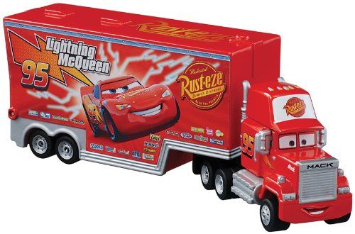 Tomy Tomica Disney Pixar Mack Ligthing McQueen Truck