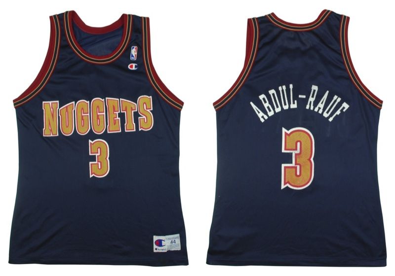 Mahmoud Abdul Rauf Vintage Original Nuggets Jersey 44