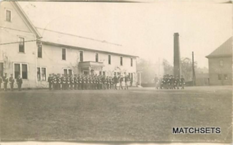 1909 RPPC Manilus New York Military Soldiers Drilling Postcard