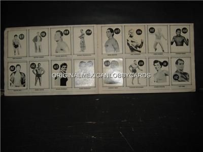 Famous Wrestlers Complete Album with 150 Cards from 50S